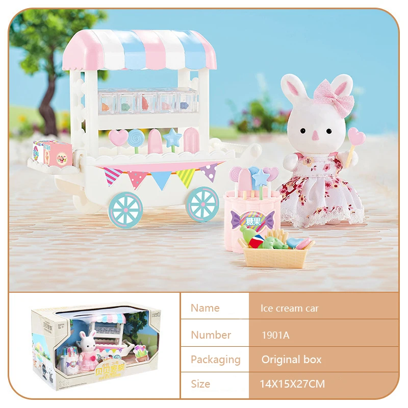 Beibei семейный игровой дом кролик мороженое автомобиль Десерт Дом Darbecue магазин