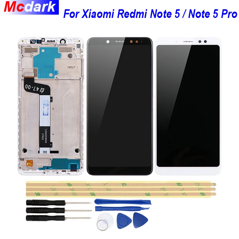 Для Xiaomi Redmi Note 5 Pro ЖК-дисплей и сенсорный экран с рамкой дигитайзер сборка Замена