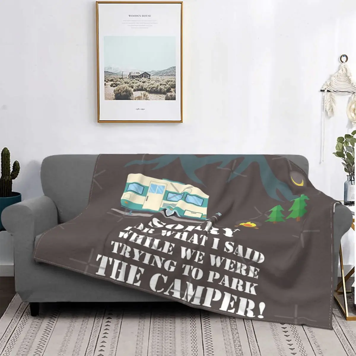 

Rv Camper-Manta de algodón con capucha, colcha a cuadros, edredones, ropa de cama