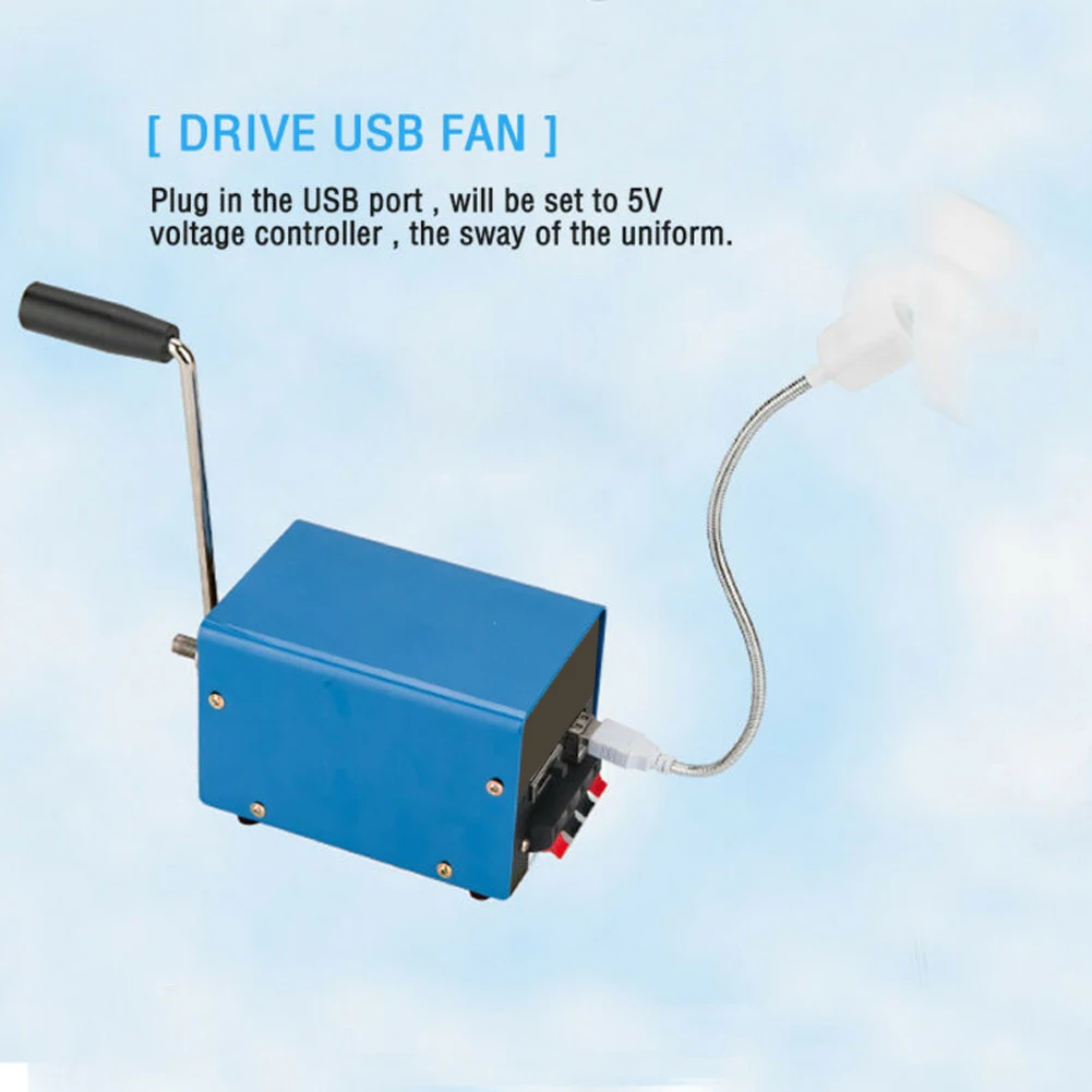 Динамо-генератор высокой мощности с зарядкой от USB |