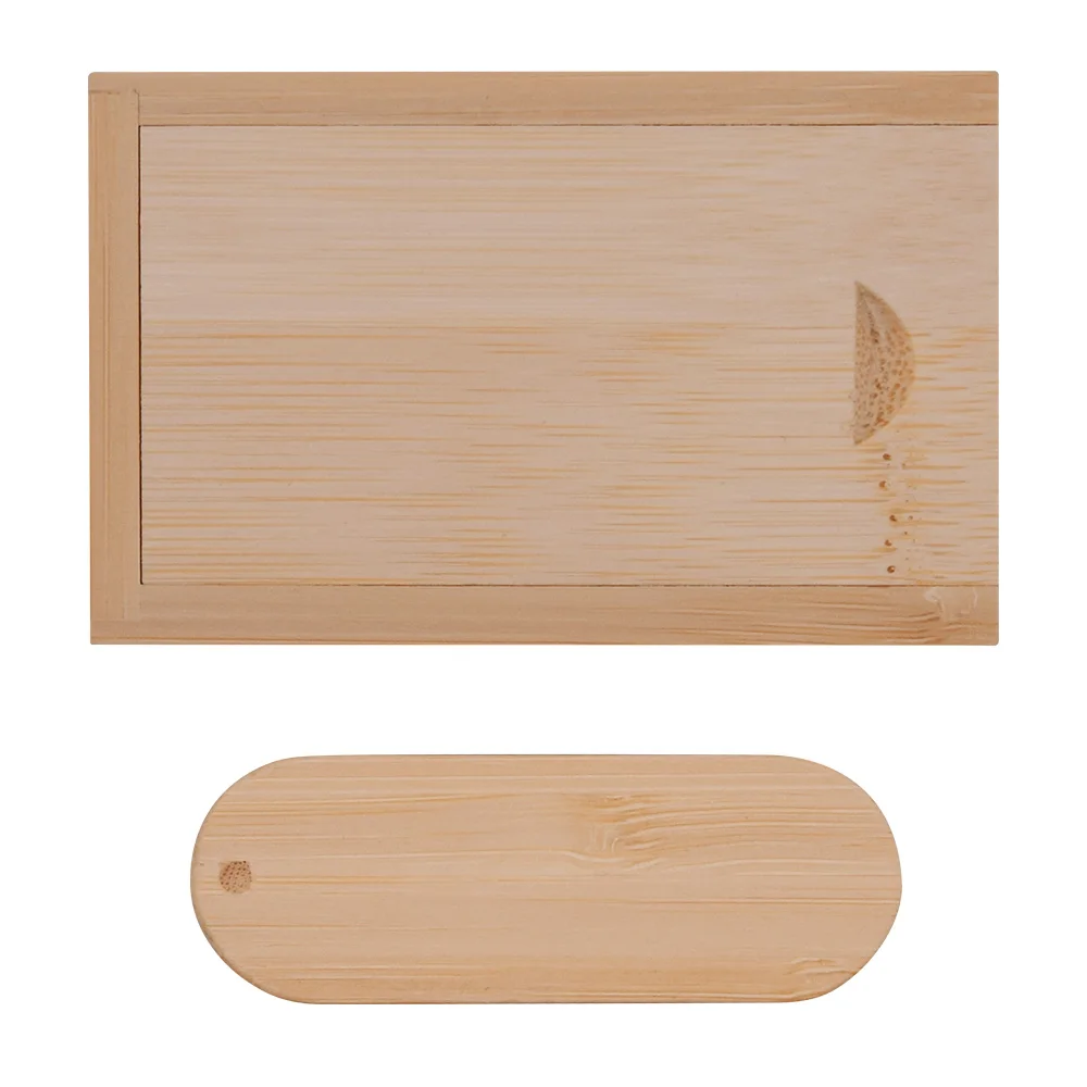 Bamboo With Box Memoria USB 2,0 флеш-накопитель Personalizado реальная емкость деревянный USB флеш-накопитель с коробкой 64 ГБ 32 ГБ 16 ГБ 8 ГБ Пользовательский логотип - Цвет: Bamboo With Box