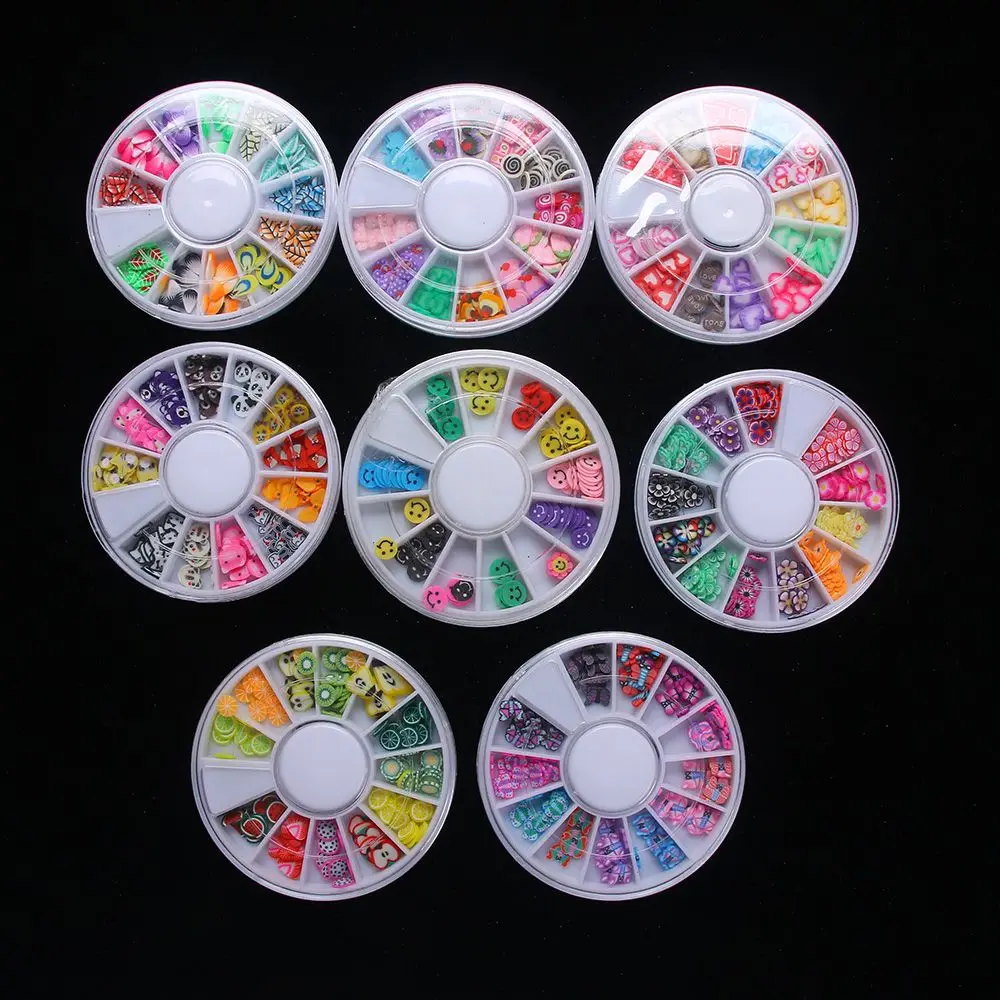 120 шт./компл. многоцветные акриловые наклейки для ногтей Переводные декоративные