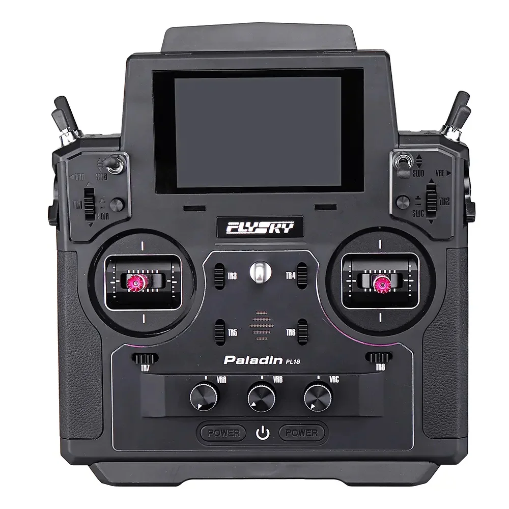 

Flysky FS-PL18 Paladin 2.4G 18CH Radio Transmitter with FS-FTr10 Receiver HVGA 3.5 Inch TFT Touch Screen for RC FPV Racing Drone