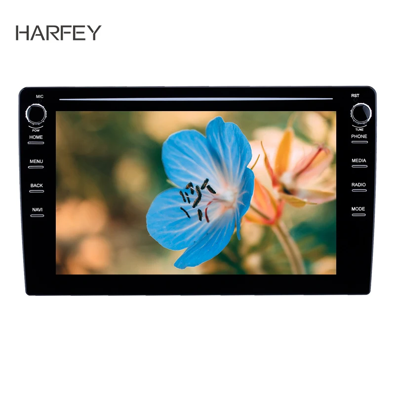 Универсальная Автомагнитола Harfey HD 9 &quotAndroid 8 1 gps Navi 2Din с Bluetooth AUX wifi USB поддержка DVR