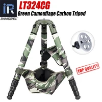 lt324cg camouflage carbon fiber tripod for canon nikon dslr camera professional birdwatching heavy duty tripod stand 30kg load