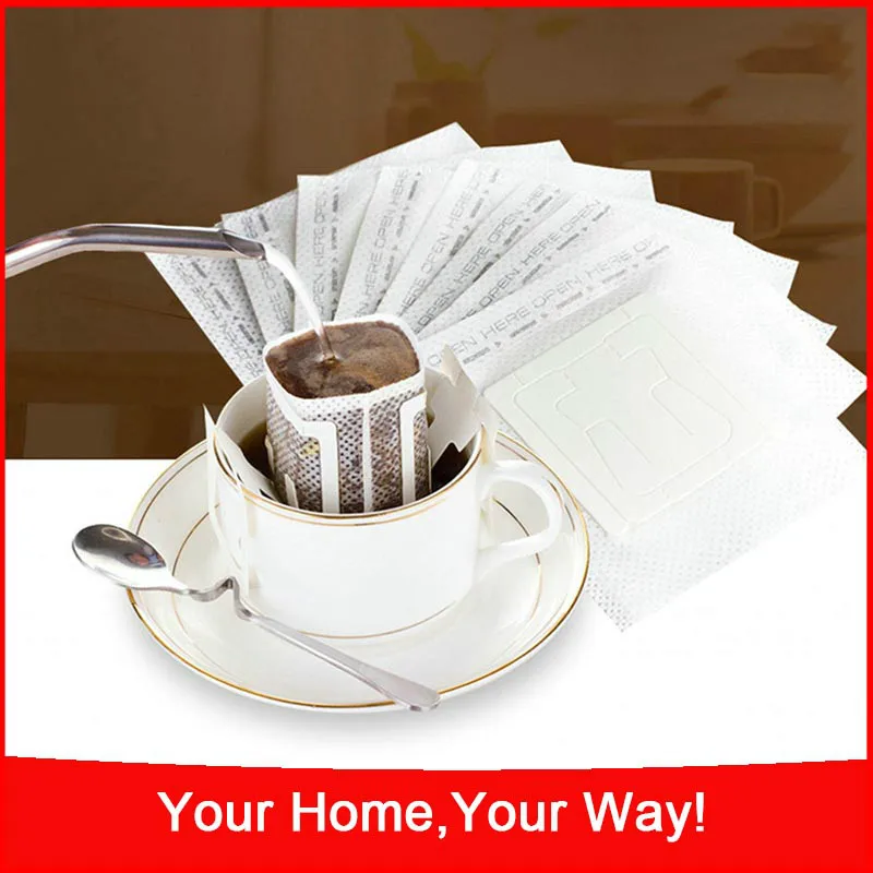 

200 pieces of portable drip coffee powder paper filter hanging ear drip filter bag filter can make Turkish coffee