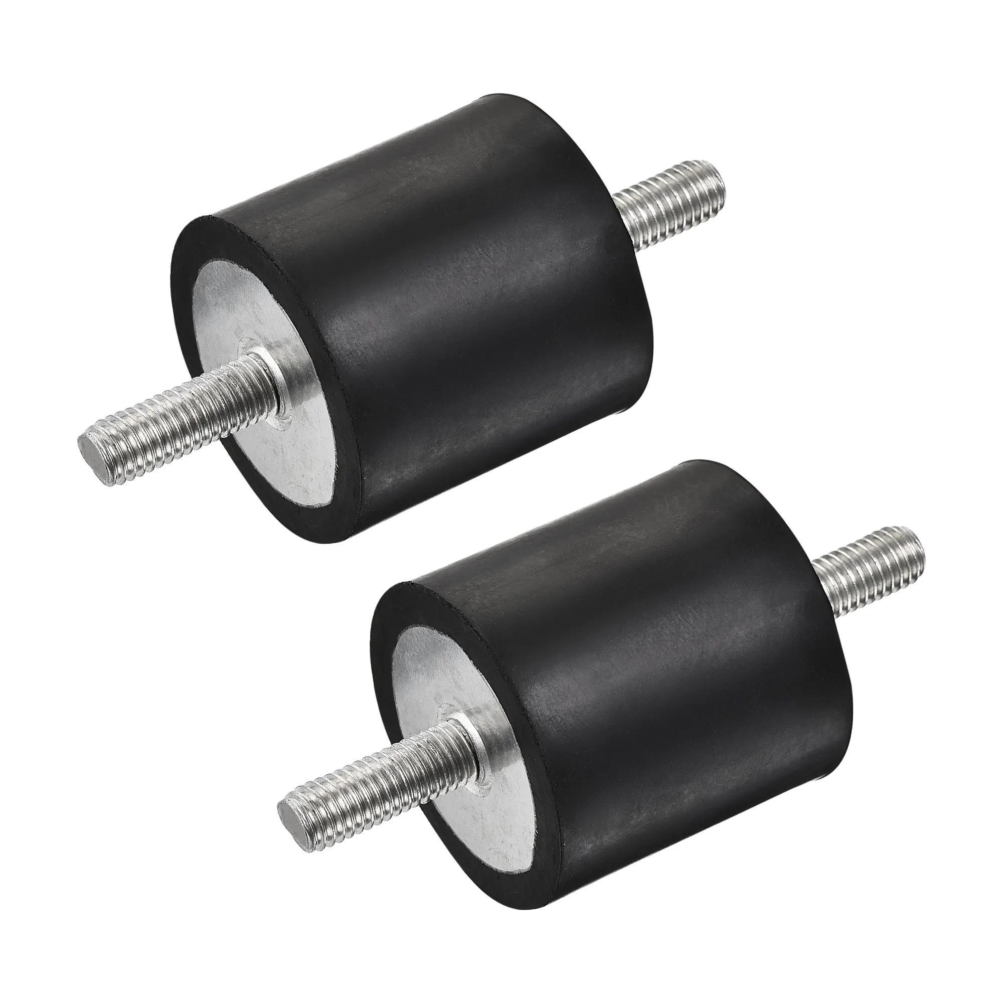 

Uxcell M8 Rubber Mounts, 2pcs Male/Male Shock Absorber, D40mmxH40mm