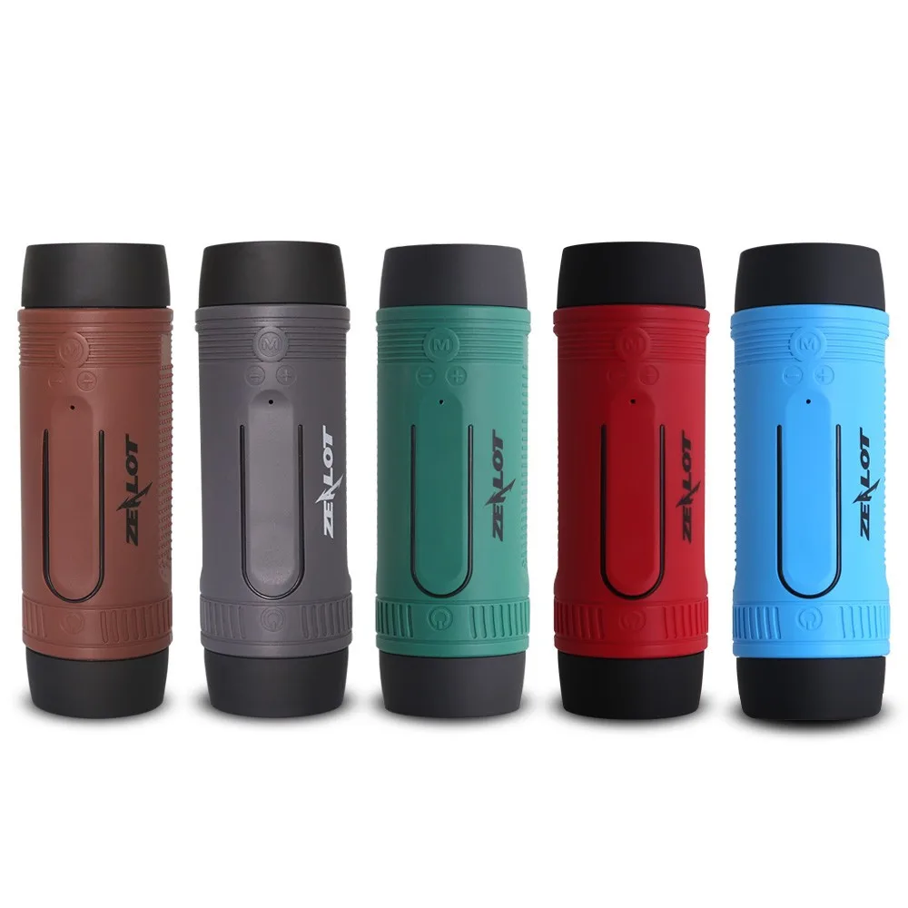 

Zealot S1 Bluetooth Speaker Esterno Della Bicicletta Portatile Subwoofer Bass Colonna Wireless FM radio Accumulatori E