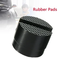 1pcs car parts black rubber support pad car slotted lift frame pad for pinch floor jack rubber pad side adapter rail weld o9g0