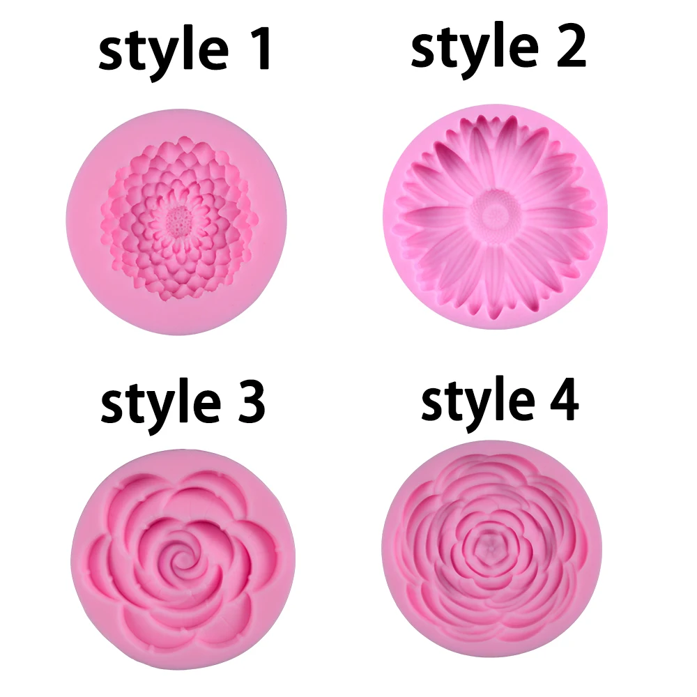 FUNBAKY силиконовая форма для изготовления мыла формы буханки в форме цветка