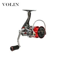 volin 2020 new spinning fishing reel max drag 8kg 11 bb 5 21 anodized machined aluminium spool double carp fishing tackle 2500