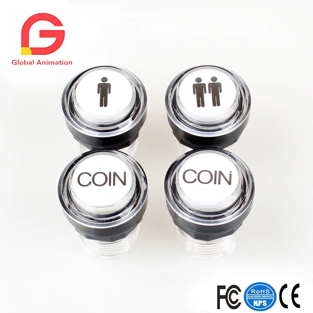 2 игрока классический аркадный Комплект сделай сам USB-кодировщик для ПК джойстик