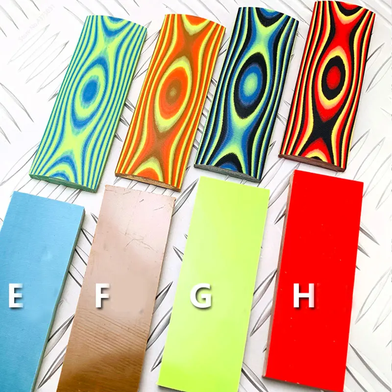 Цветная прослойка для ручек ножей G10 2 шт. материал накладок на хвостовик ножа