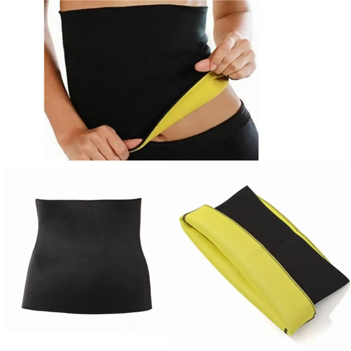 

Women Cummerbunds Keep Warm Self Heating Body Cinchers Slimming Waist Shaper Belt Neoprene Training Corsets Bodysuit