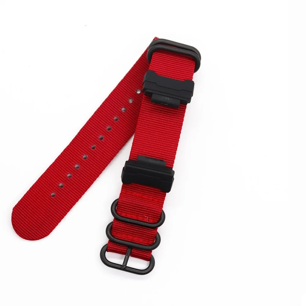 

High-quality Sweatproof Nylon Strap Bracelet For Casio AQS810W/AEQ-110W/W-735H 24mm Fashion High Grade Strap Wrist Watch Band