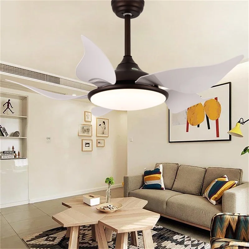 OUFULA светодиодный потолочный светильник с вентилятором 3 цвета пультом