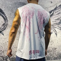 men tank tops sleeveless muscle shirts broad shoulders gym fitness workout top tees for men
