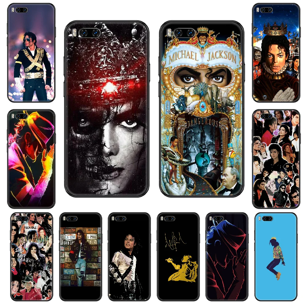 Чехол для телефона Майкла Джексона Xiaomi Mi 6 8 9 A1 2 3 Max3 Mix2 Mix2S X T Lite Pro черный мягкий