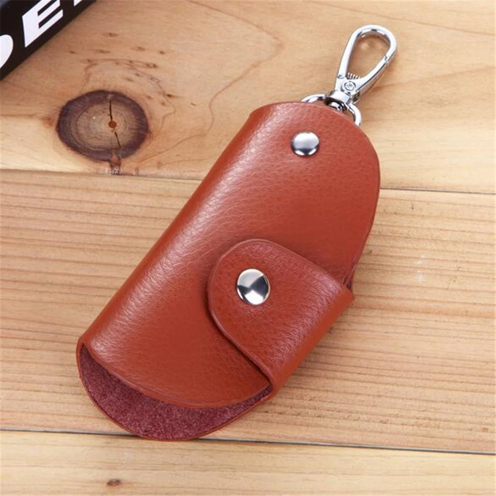 

2021 Best Sale High Quality PU Leather Key Wallet Women Man Keychain Covers Zipper Keys Case Bag Housekeeper Keys Organizer