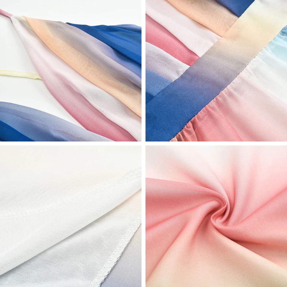 

Fashion Contrast Colorblock Beach Dress Sexy Women Summer Sleeveless Printed Long Maxi Dress Ladies Boho Party Dresses 8099