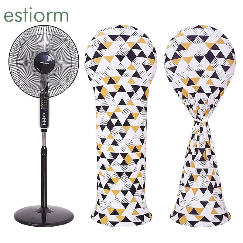 

Round Full Wrap Electric Fan Cover,Household Desk Floor Stand Fan Cover/Protector,Fan Protection Cover,Electric Fan Dust Cover