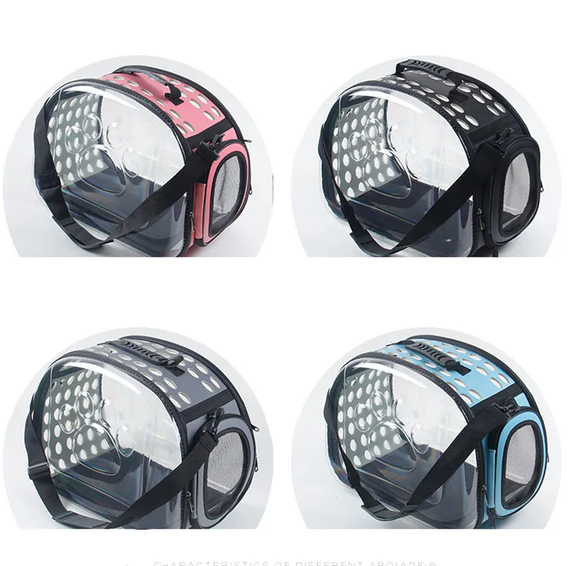 

Pet bag out portable portable cat and dog backpack foldable four-sided breathable cross-body portable cat bag