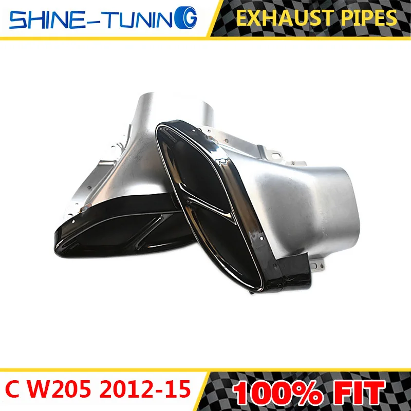 Выхлопные трубы подходят для E coupe W212 C43 C Class W205 C200/C250/C300/C450 GLC43 C207 GLC450 X253 W253 GLE450 GLE43