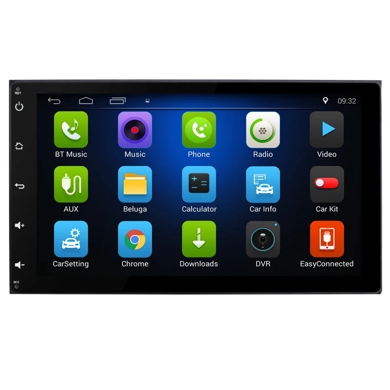 9 &quotAndroid 10! Автомобильный DVD PC мультимедийный плеер GPS Navi Стерео Радио подходит для