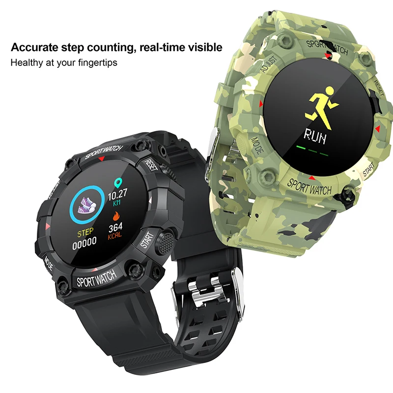 

FD68 Smart Watch Men Sport Bracelet Heart Rate Heart Rate Blood Pressure Multifunctional Intelligent Sports Watch for Women Man