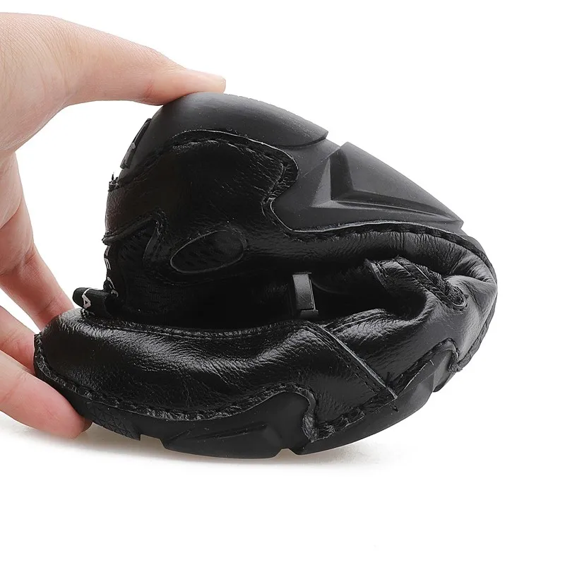 

Big Size Sneakers Men Breathable Mesh Trainers Trend Genuine Leather Men Casual Shoes Slip On Flats Outdoor Man Jogging Sneakers