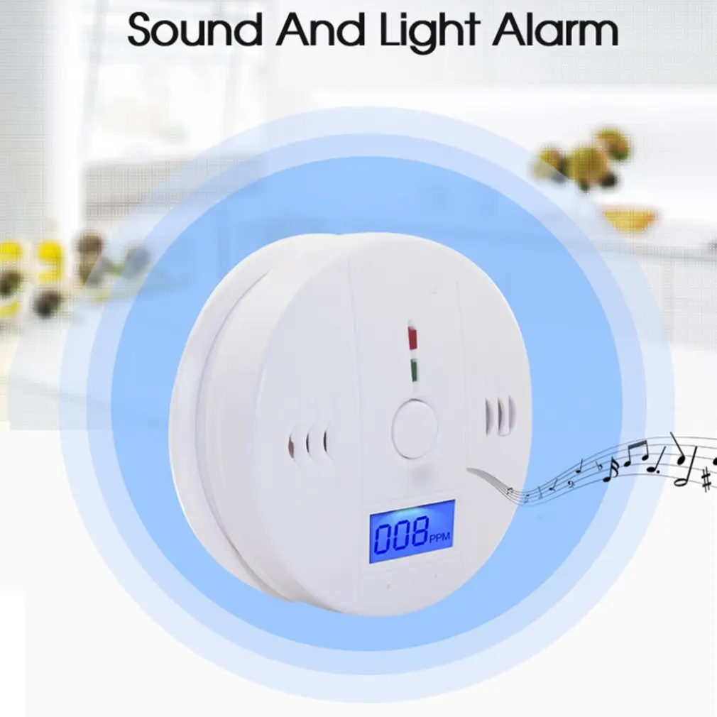 Profession Home Safety CO Carbon Monoxide Poisoning Smoke Gas Sensor Warning Alarm Detector LCD Displayer Kitchen | Инструменты