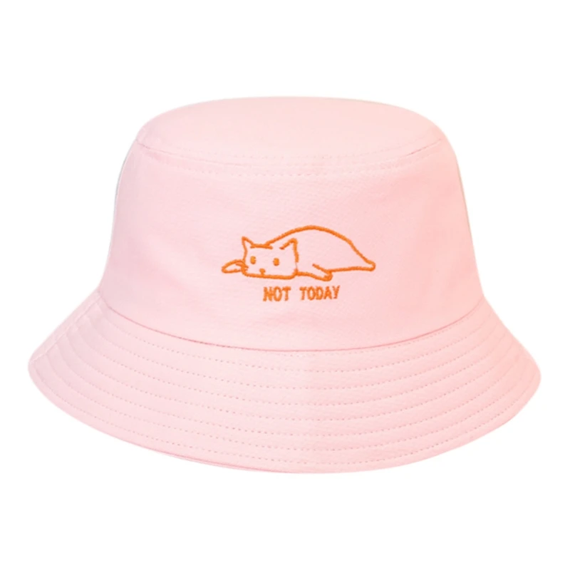 

G5AE Packable Fishing Hat Cotton Made Hunting Summer Traveling Bucket Hat for Unisex Women Men Camping Outdoors