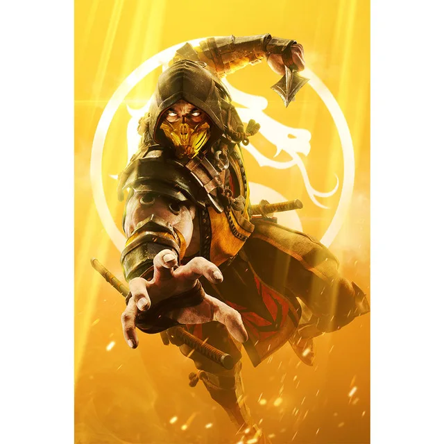 

Плакат Mortal Kombat на холсте
