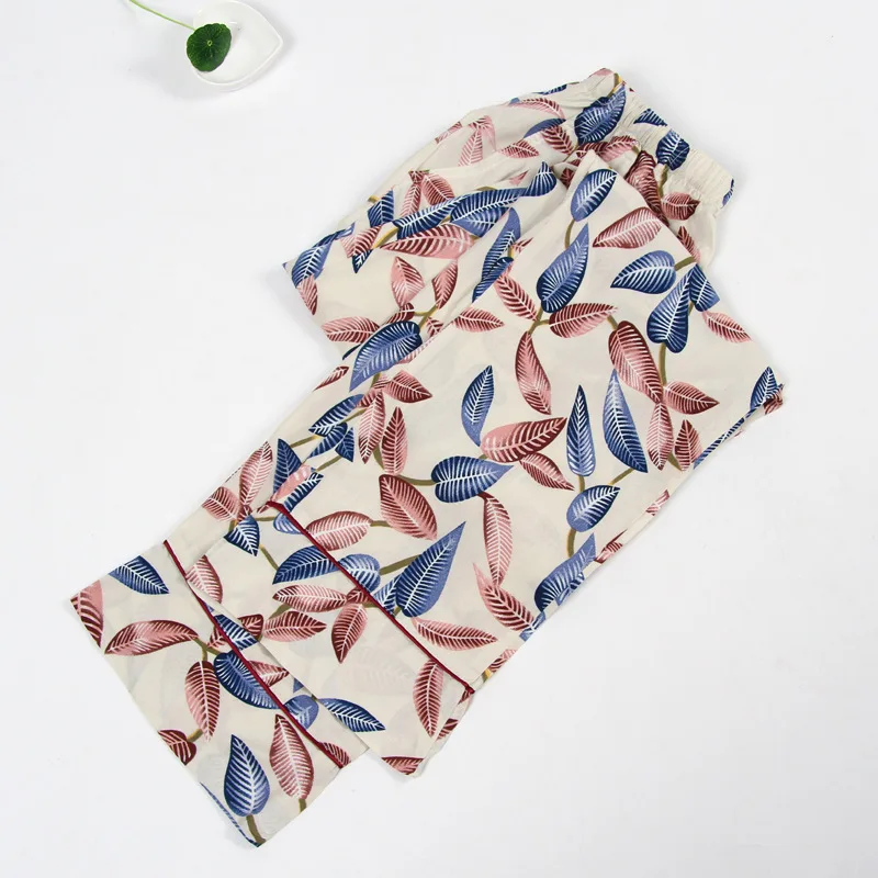 Fdfklak весна лето 2020 новые удобные женские длинные Хлопковые Штаны для сна с