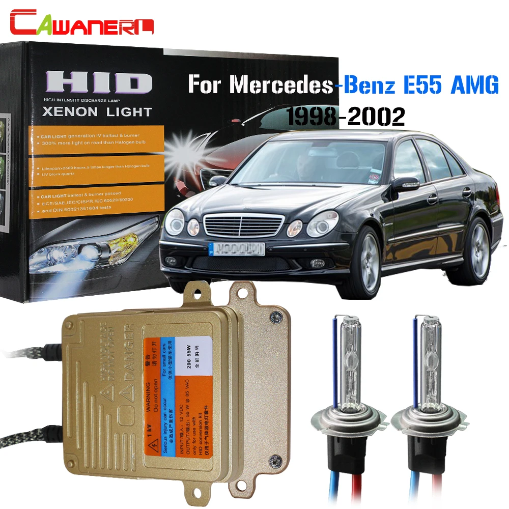 Cawanerl 55 Вт Автомобильная фара ближнего света HID ксенон комплект без ошибок