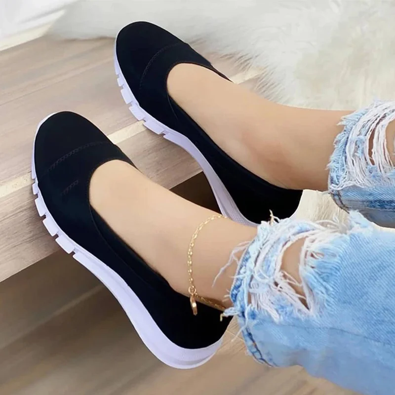 

Women's Sandals Ladies Fashion 2021 New Slip On Female Casual Flat Canvas Shoe Plus Size Women's Sneakers New Women Shoes