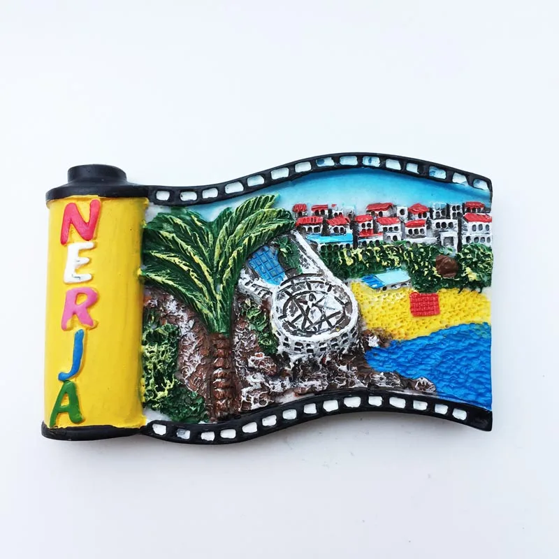 Nerja Spain Madrid Seville Torido Barcelona Fridge Magnet Souvenir Refrigerator Magnets | Дом и сад