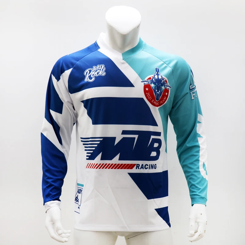 2020 MX Enduro Горные Джерси Горный велосипед гоночная рубашка черная длинная BMX