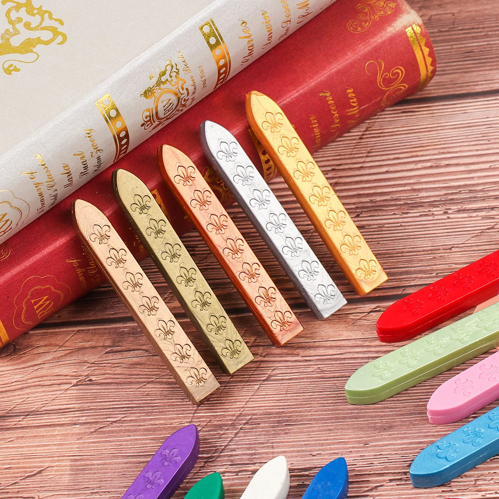 Палочки для запайки воска штампы буквы 16 цветов | Канцтовары офиса и дома