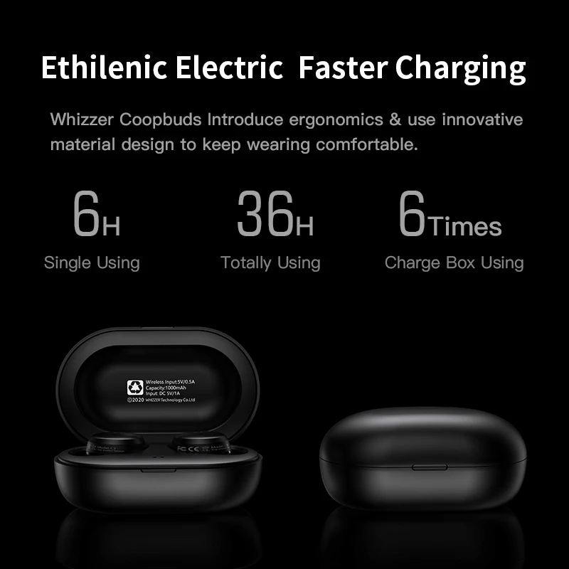 Новинка C3 беспроводные наушники TWS Ipx7 водонепроницаемые Bluetooth 5 0 Поддержка Aptx 60h