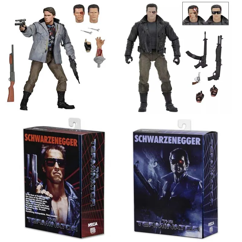 Фигурка Арнольда Шварценеггера The Terminator T-800 Коллекционная модель подарок 18 см |