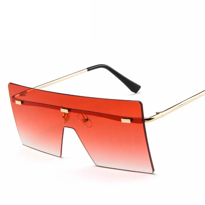 Солнцезащитные очки без оправы унисекс модные брендовые дизайнерские дорожные