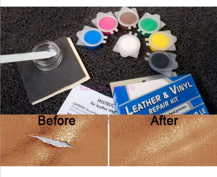 Изготовитель: DHL или Fedex 100 шт. новинка набор для ремонта жидкой кожи и винила с