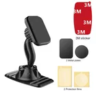 Автомобильный держатель HOTR для телефона, магнитный, на лобовое стекло, круглыйтреугольныйквадратный, черный цвет