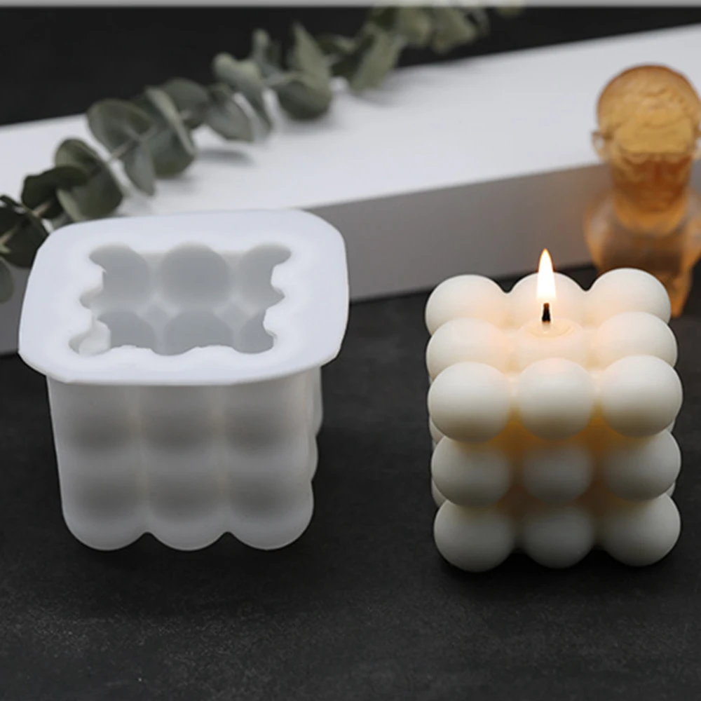 Новая DIY круглая Волшебная 3D форма для свечей соевый воск эфирное масло
