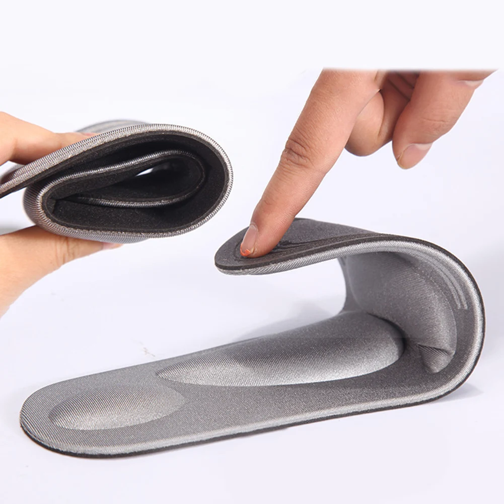 Ортопедические стельки из флока с эффектом памяти 4D унисекс поддержка свода