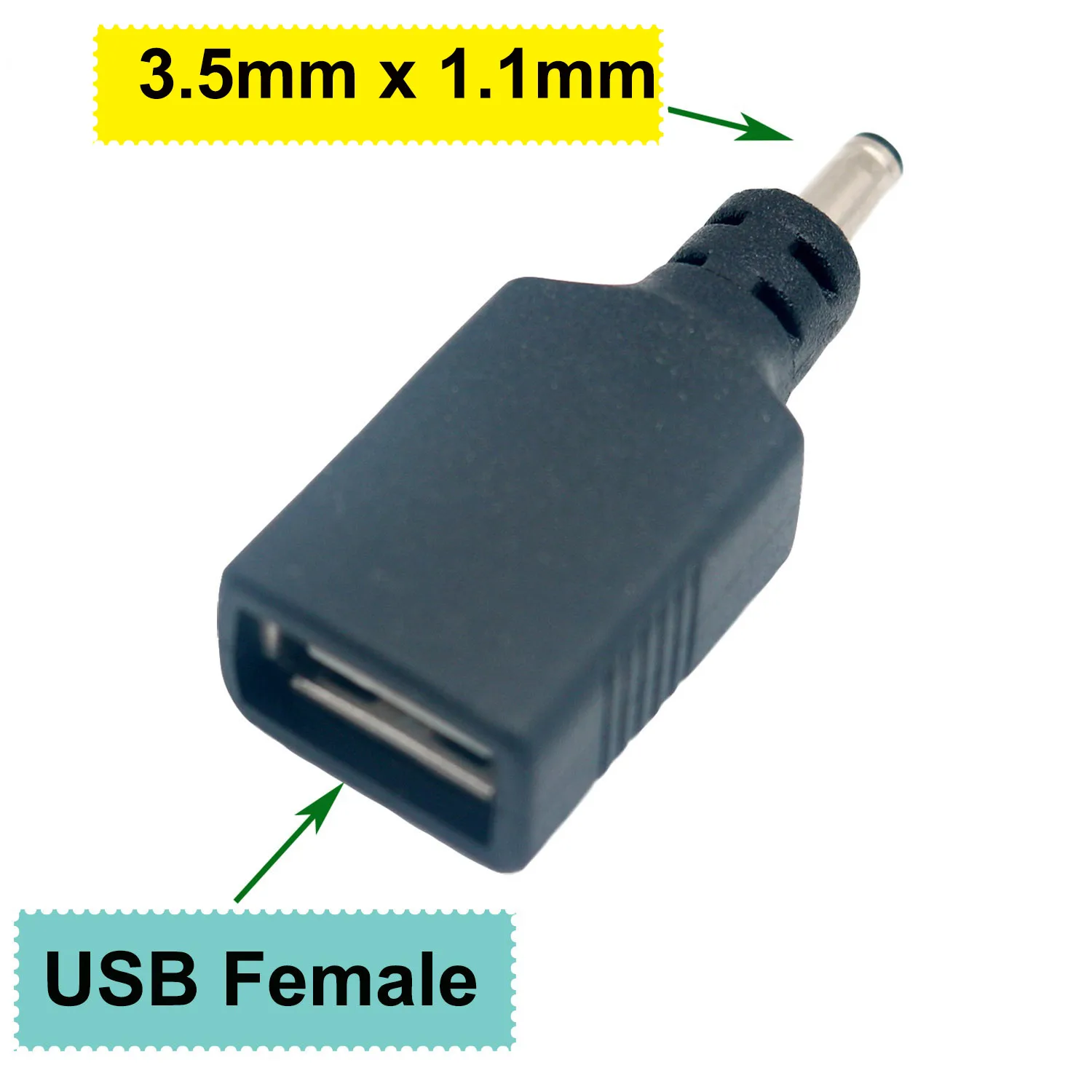 1 шт. CCTV 3 5 мм x штекер к USB разъему питания постоянного тока адаптер