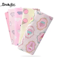 textile sewing cloth fabrics pink printed cake ice cream designs cotton fabric quilting tela bedding scrapbooking decoration
