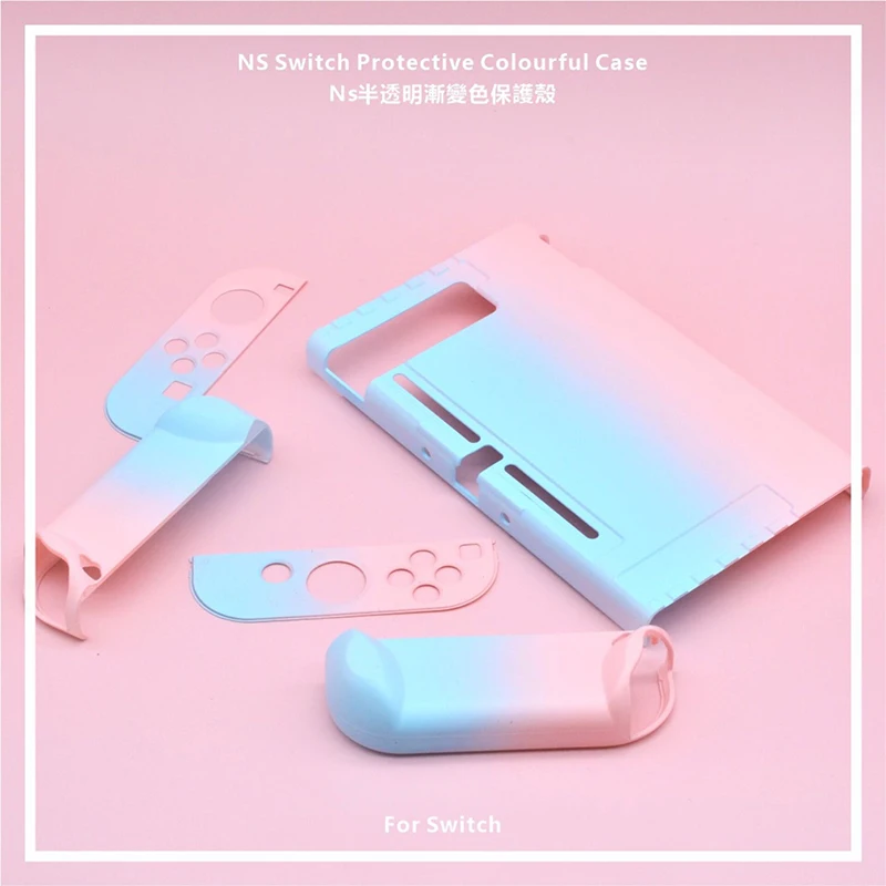 Чехол для NS Joy Con защитный чехол из цветной поликарбоната Nintendo Switch Внешний съемная