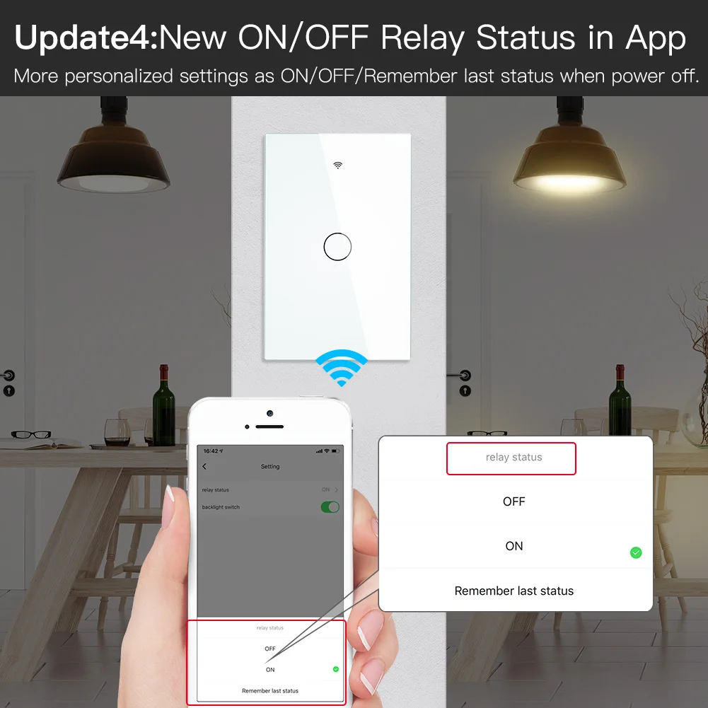 Умный сенсорный выключатель света Tuya ZigBee нейтральный/без конденсатора Smart Life/Tuya